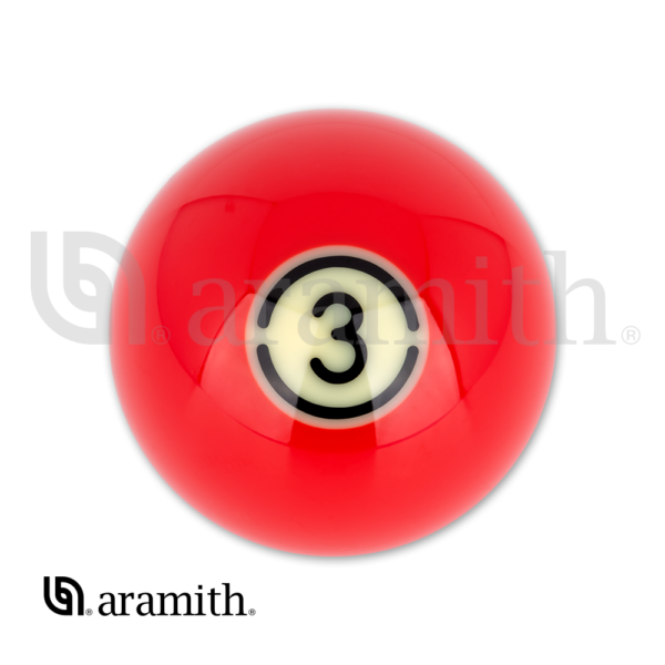 Aramith BLACK Replacement Ball – #3 | Golden Break Billiards
